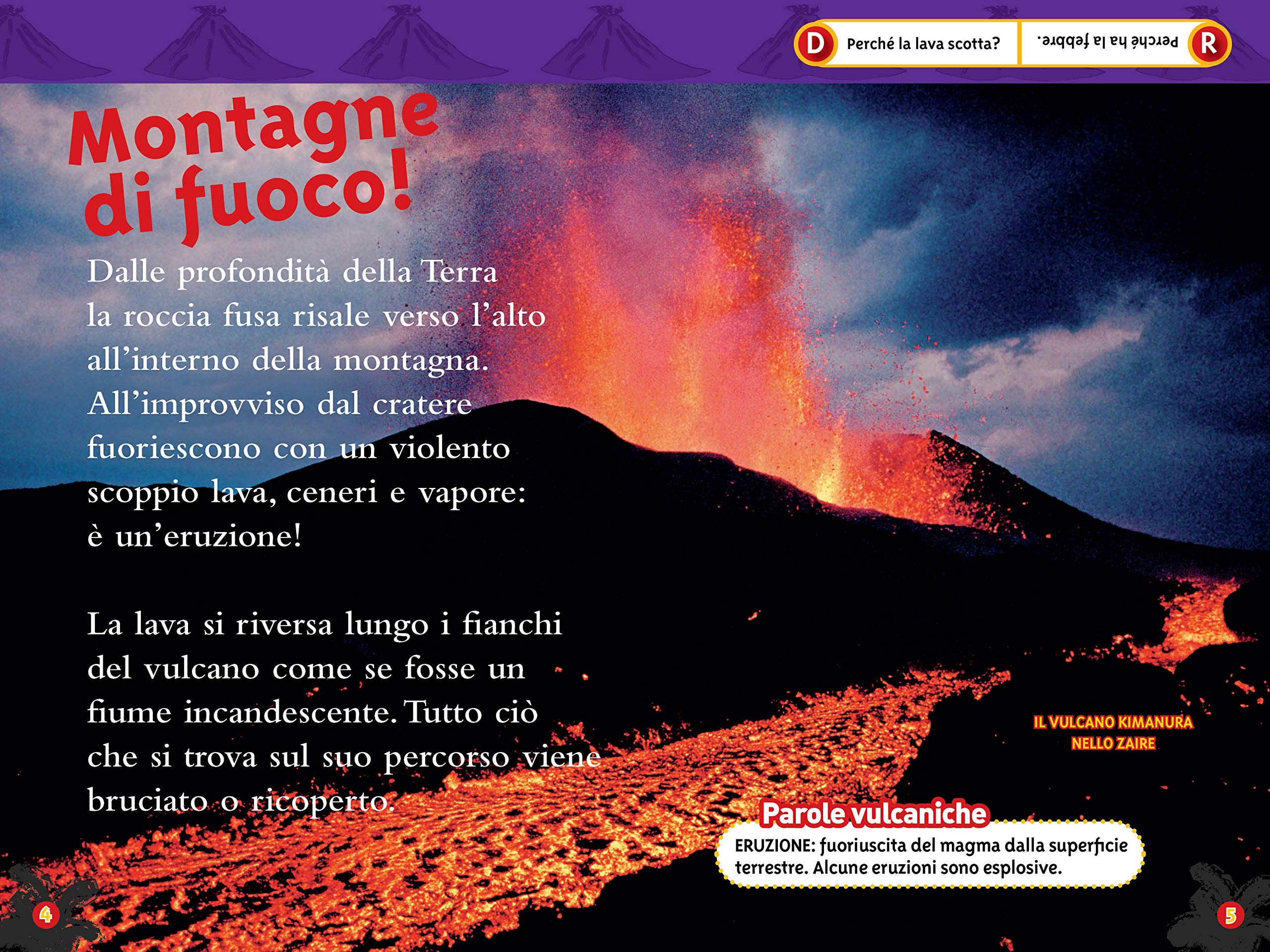 National Geographic Kids – Libri Vulcani giganti di fuoco. Livello 3 libro