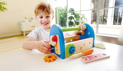 Hape Giochi di ruolo Cassetta degli Attrezzi cassetta attrezzi in legno dai 3 anni