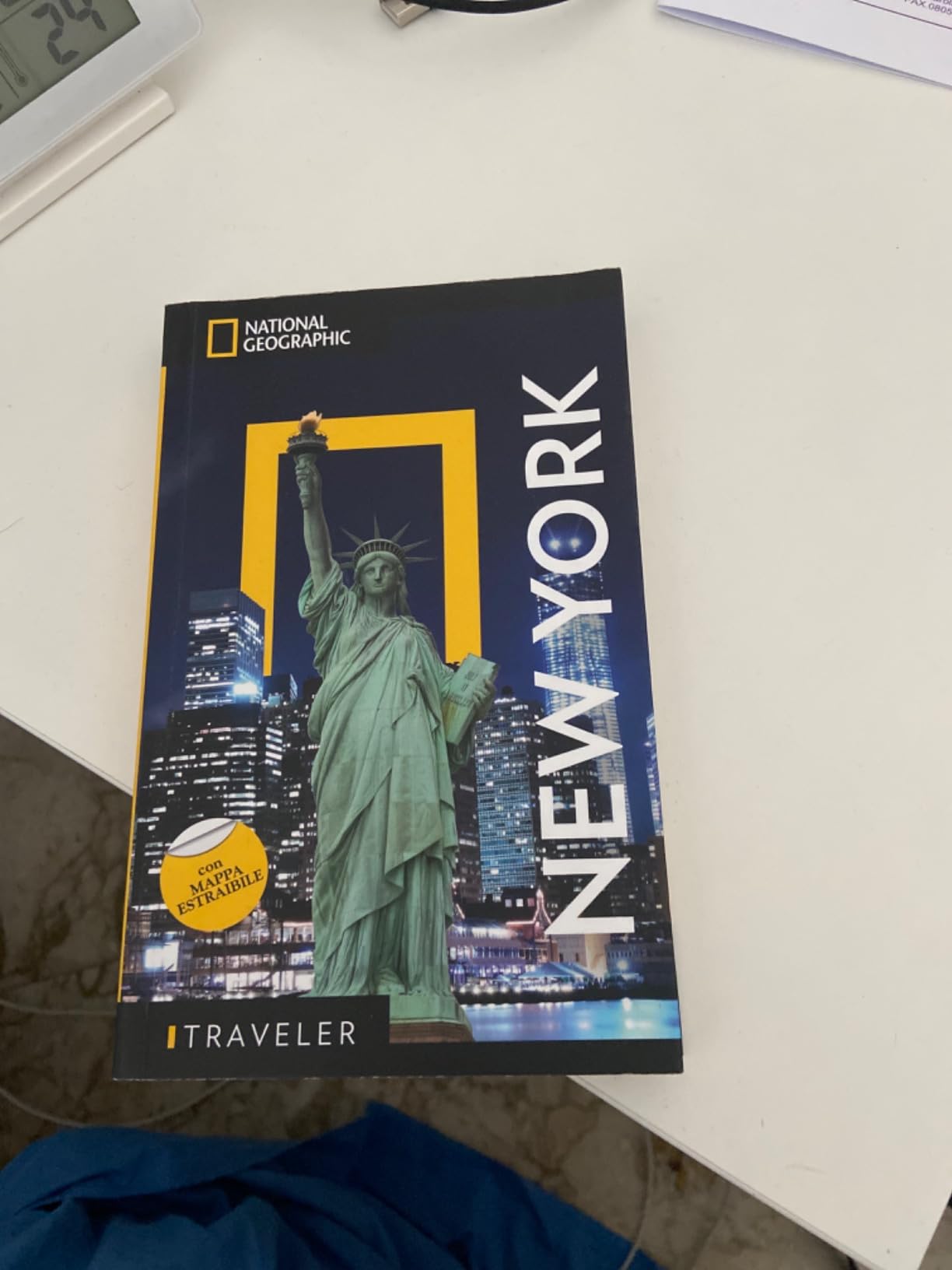 National Geographic Le Guide Traveler New York guida turistica con mappa