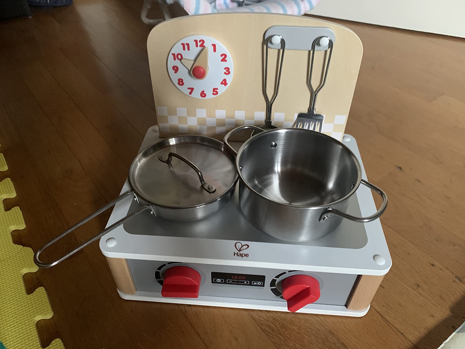 Hape Cucina e accessori Cucinetta portatile 2 in 1 cucina giocattolo legno