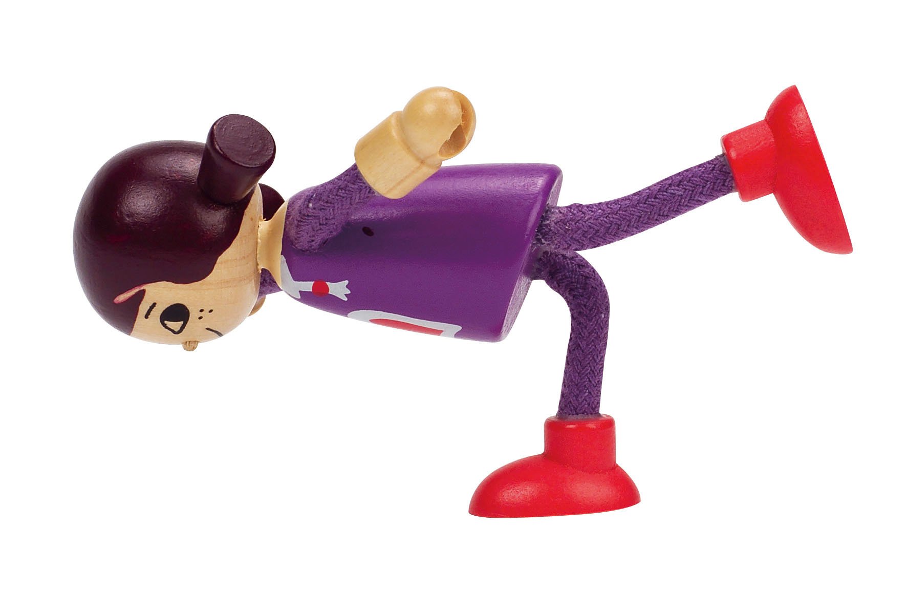 Hape Case delle bambole e accessori Bambola Figlia in legno con arti flessibili