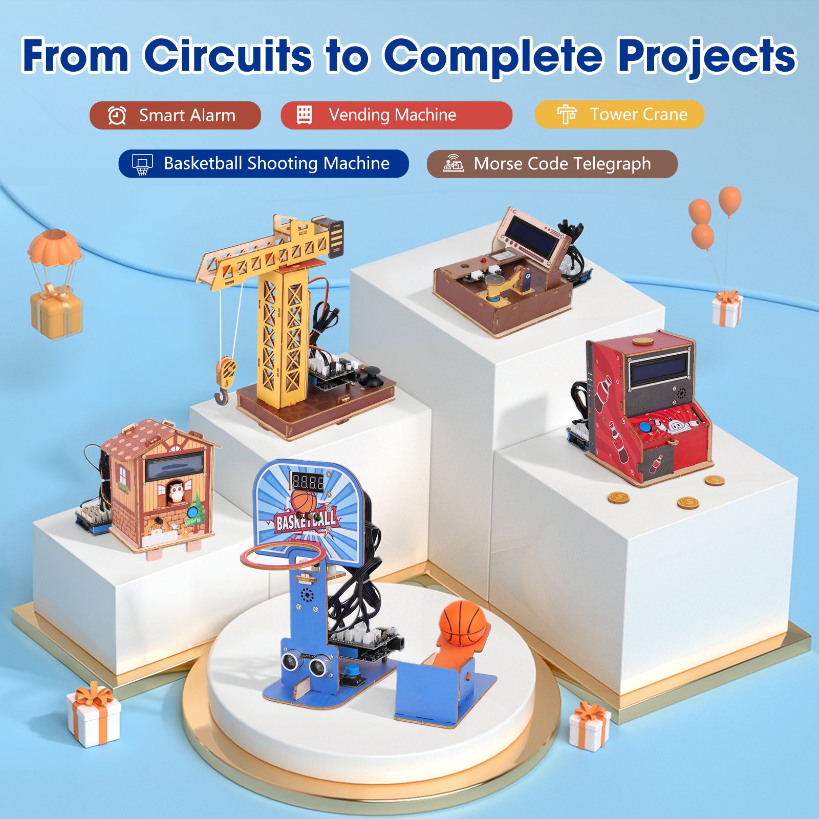 ACEBOTT Maker Series QE202 ESP32 Advanced Development Kit 26-in-1