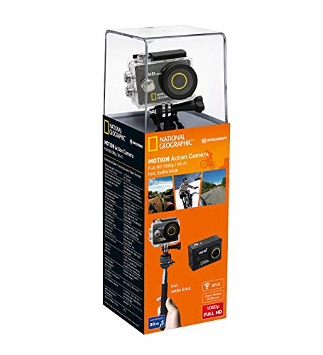 National Geographic Action Cam fotocamera d’azione Full HD Wi-Fi nera 12 MP