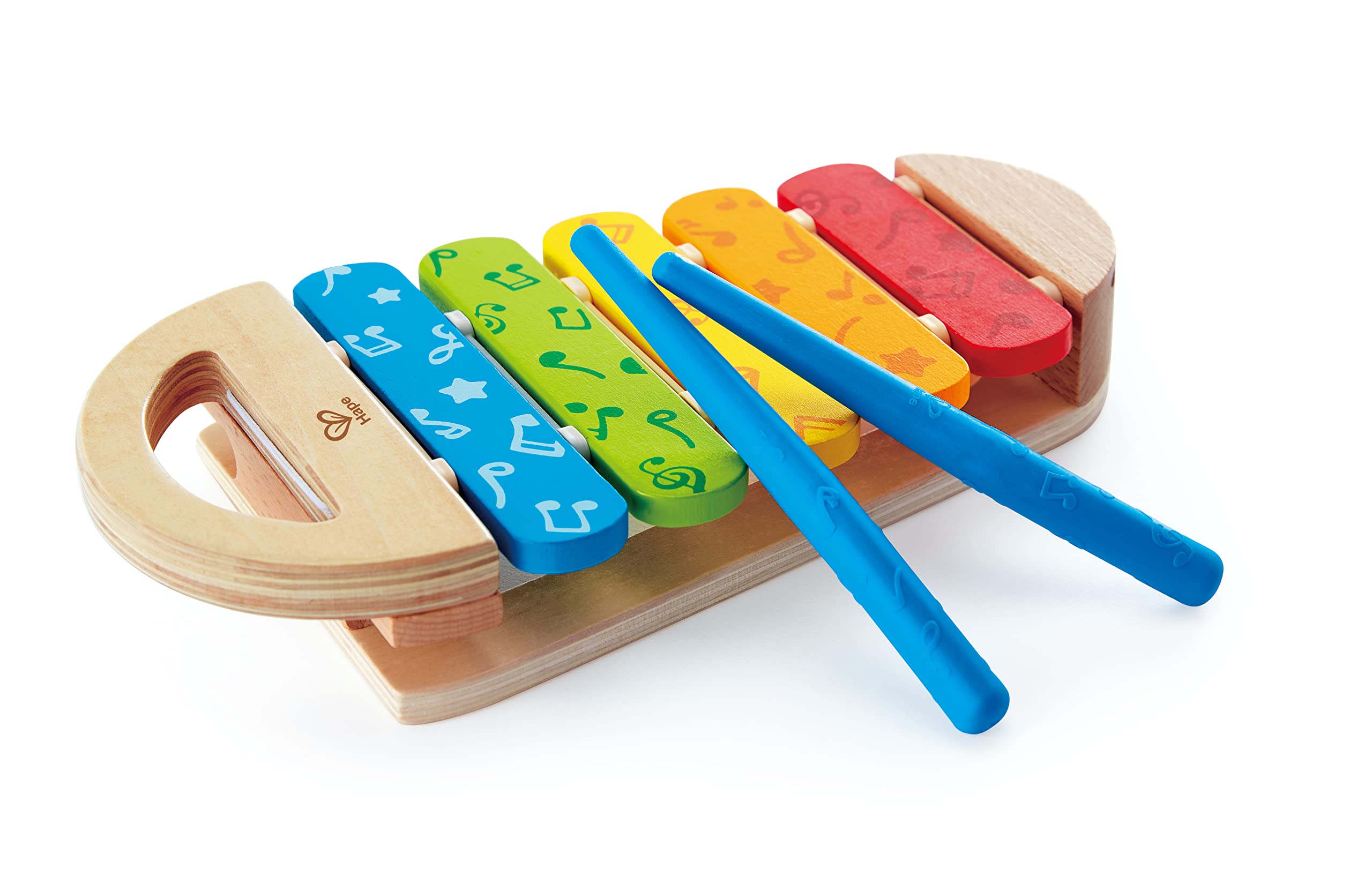 Hape Giochi musicali Xilofono Arcobaleno in legno 5 tasti