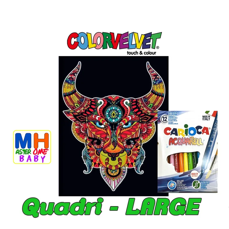 Masterhome Baby Colorvelvet Quadri-LARGE quadri da colorare formato grande