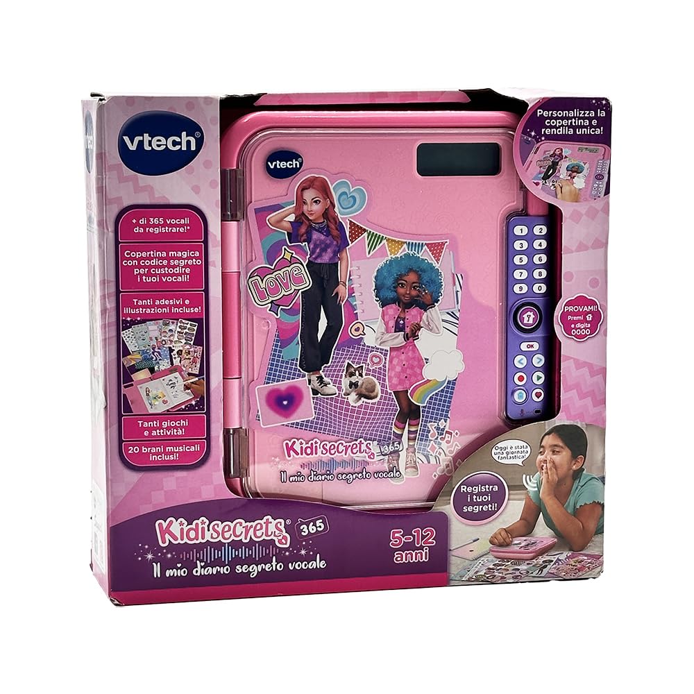 VTech KidiSecrets 365 diario segreto vocale personalizzabile