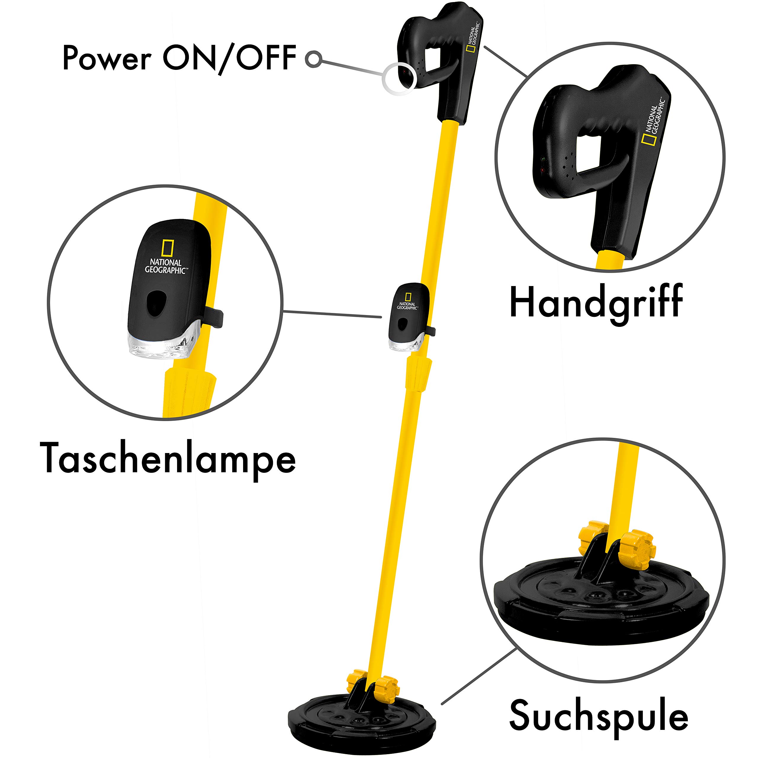 National Geographic Kit scientifici e di scoperta 9110500 metal detector