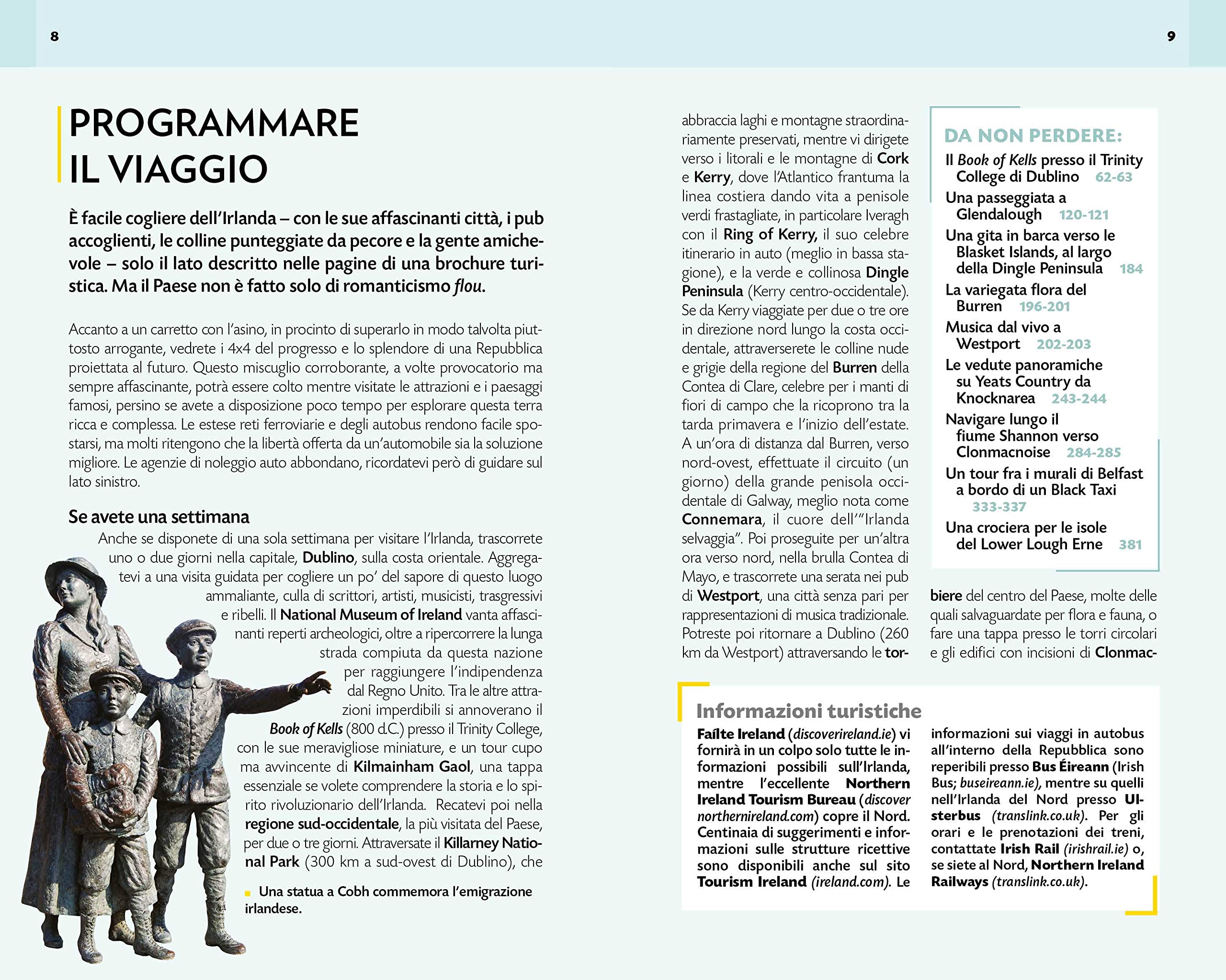 National Geographic Le Guide Traveler Guida Turistica Irlanda guida con mappa