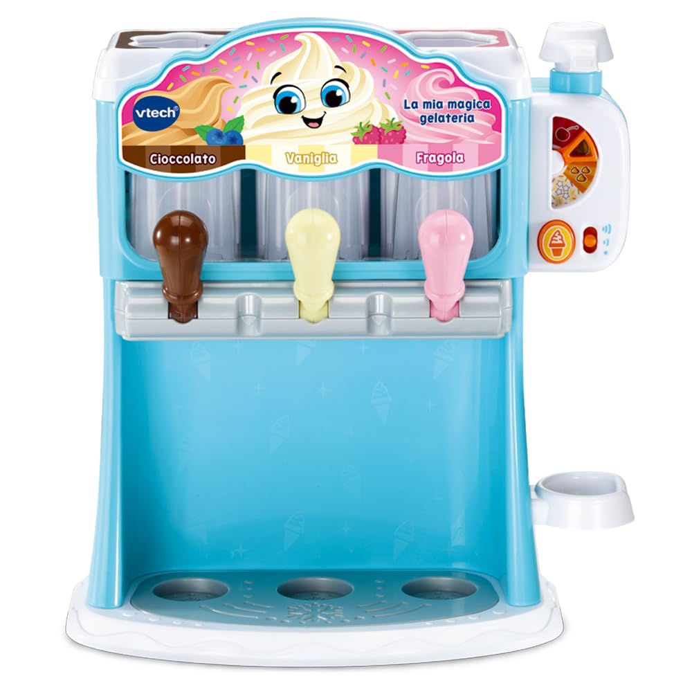 VTech La Mia Magica Gelateria, gelatiera giocattolo con 12 accessori