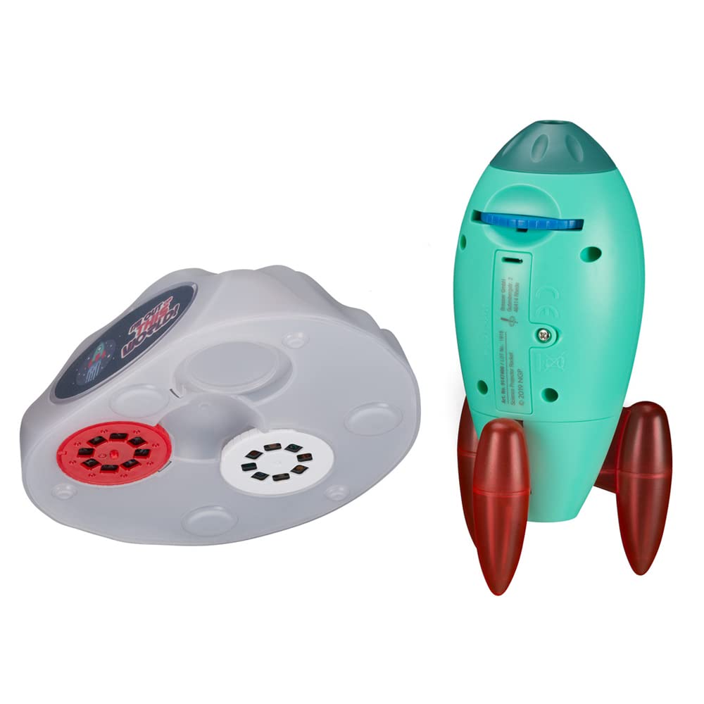 National Geographic Kids Razzo astronautico proiettore luce notturna