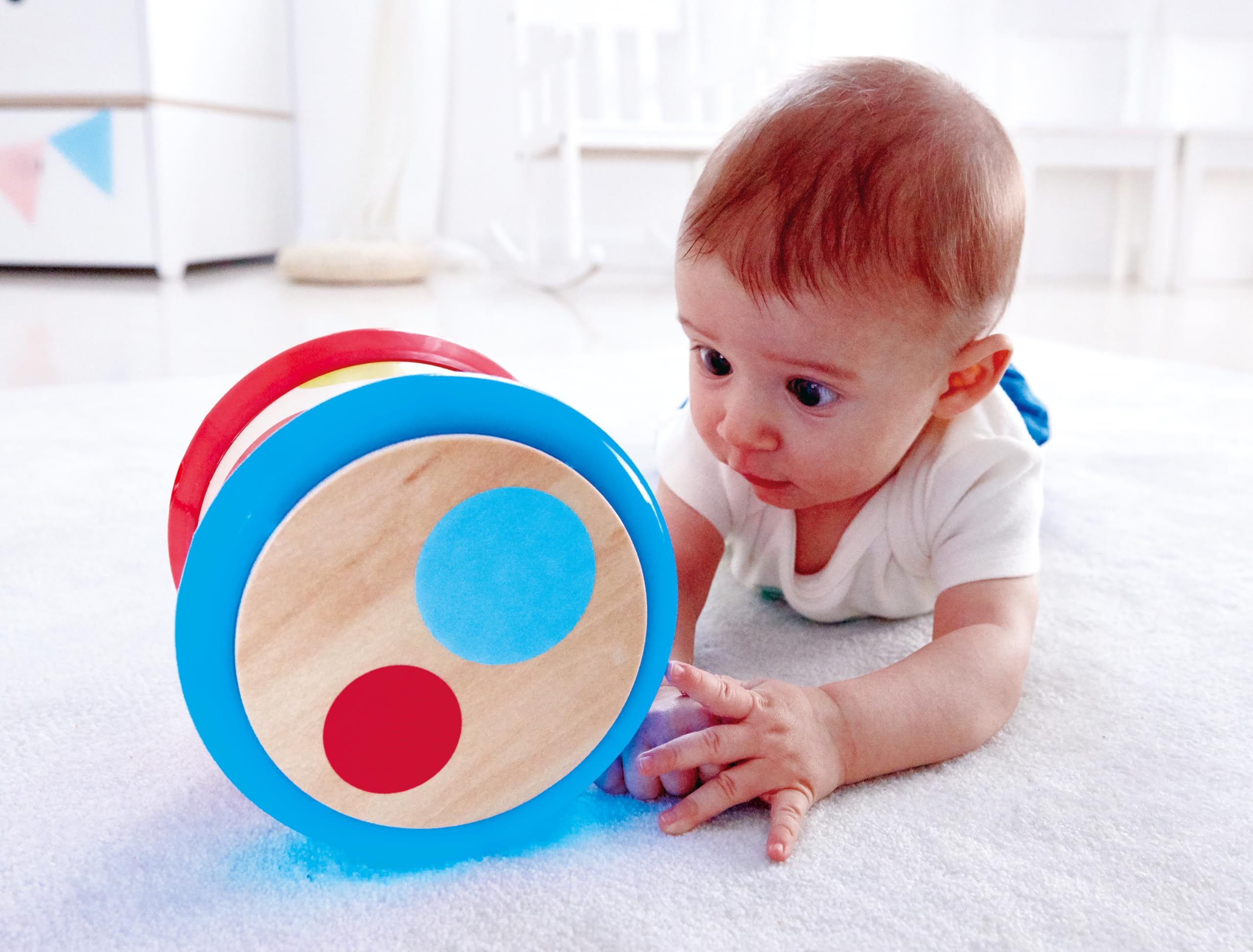 Hape Giochi musicali Baby Tamburo tamburo musicale dai 6 mesi