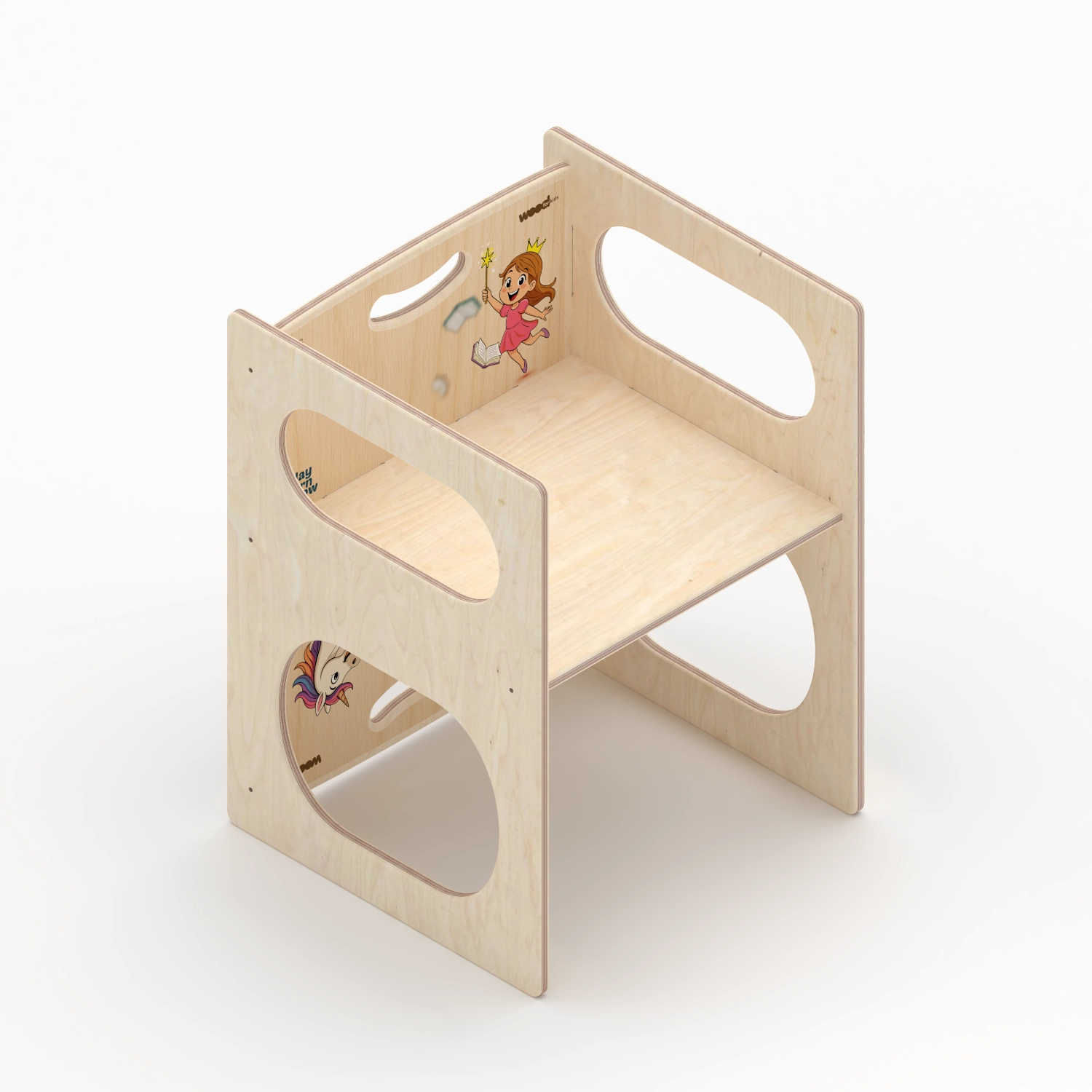 Il Pianeta delle idee Wood for Kids Montessori Poltrona della crescita Montessori