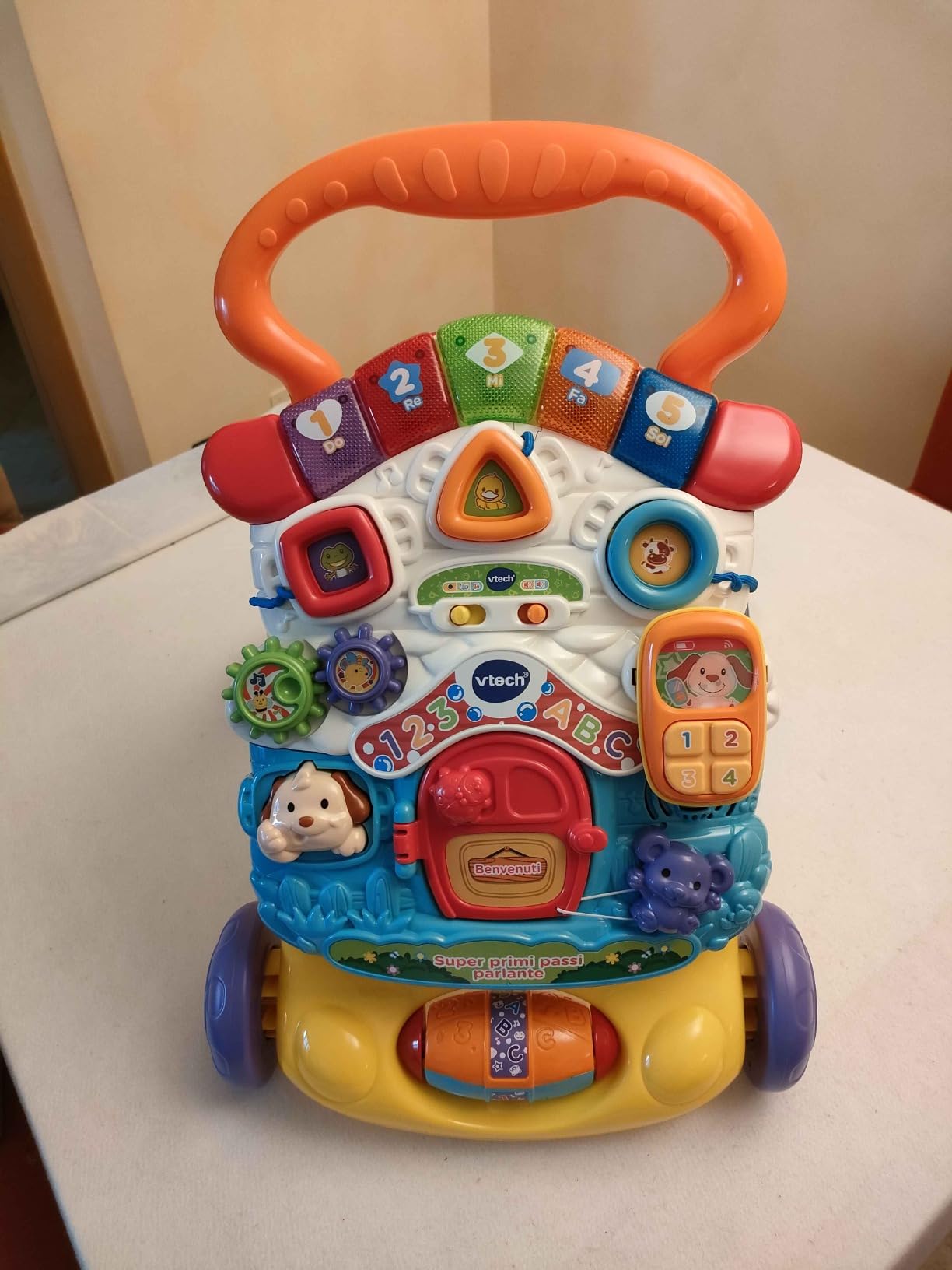 V-Tech Giocattoli 1-3 anni Super Primi Passi Parlante Primipassi arancione
