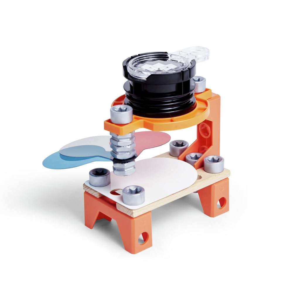 Hape Junior Inventor Laboratorio di Scienze Ottiche, kit 8 esperimenti