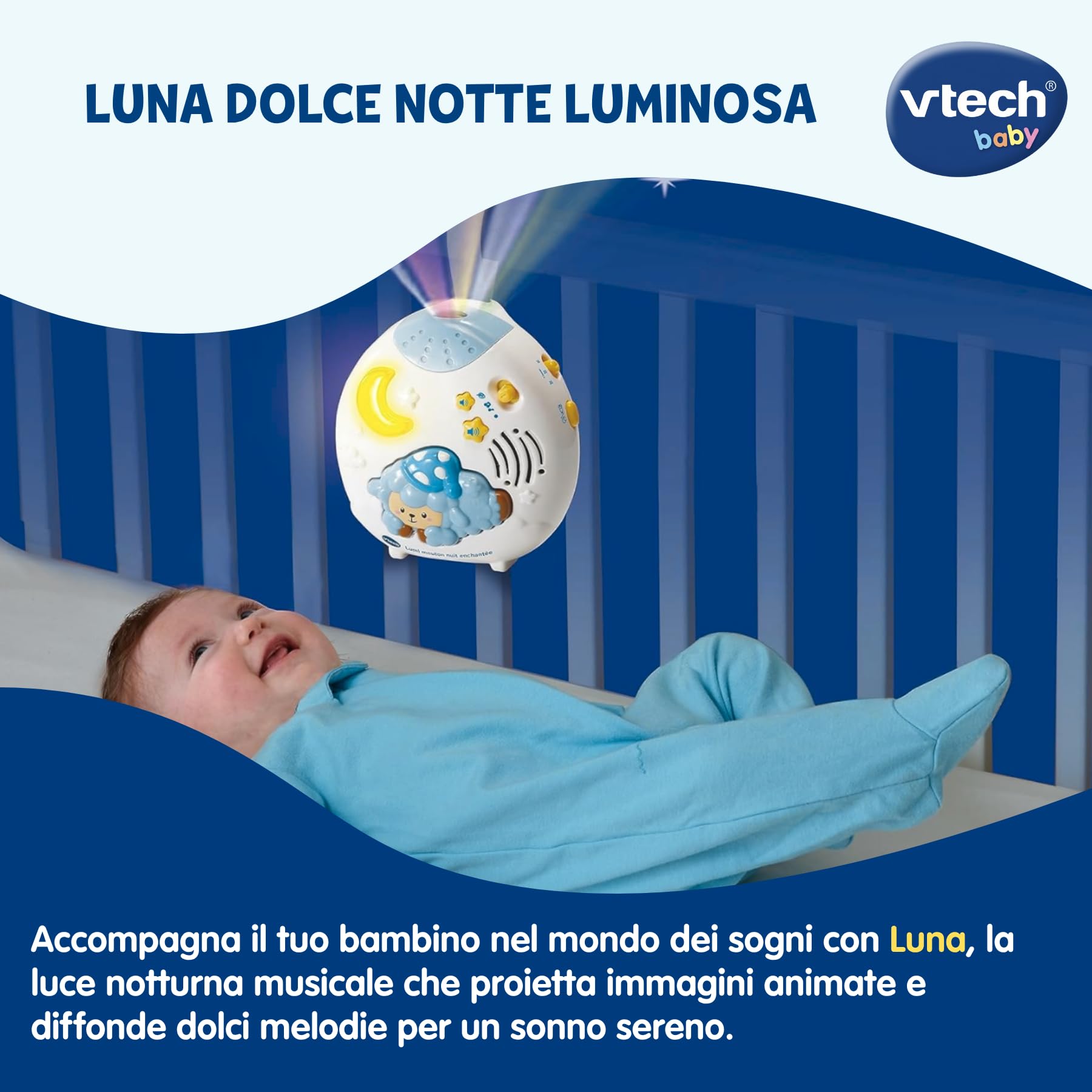 VTech Giocattoli 0-12 mesi Luna Dolce Notte Luminosa luce notturna 0-36 mesi