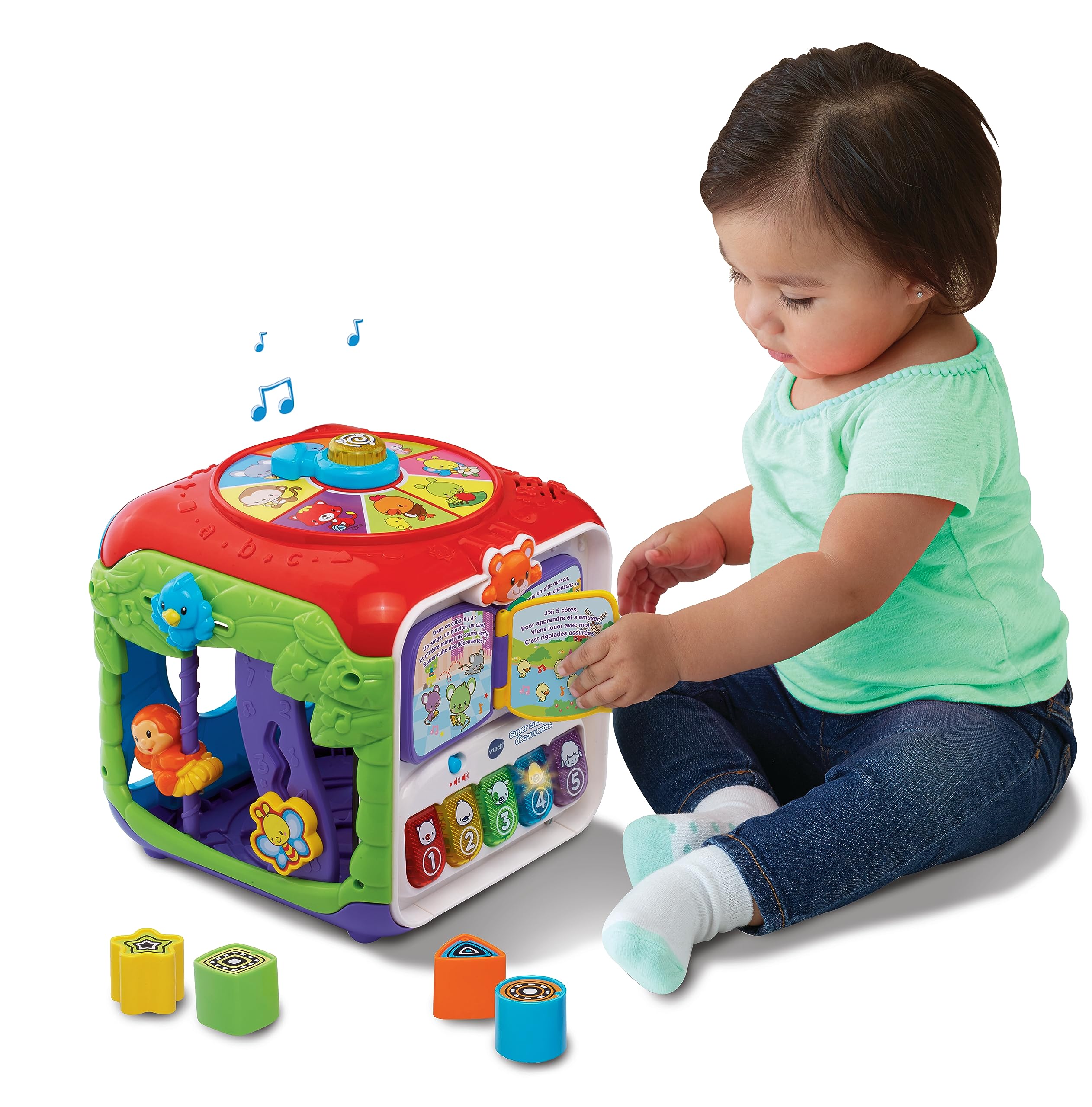 V-Tech Giocattoli 1-3 anni Super Cubo delle Scoperte cubo interattivo 9-36 mesi