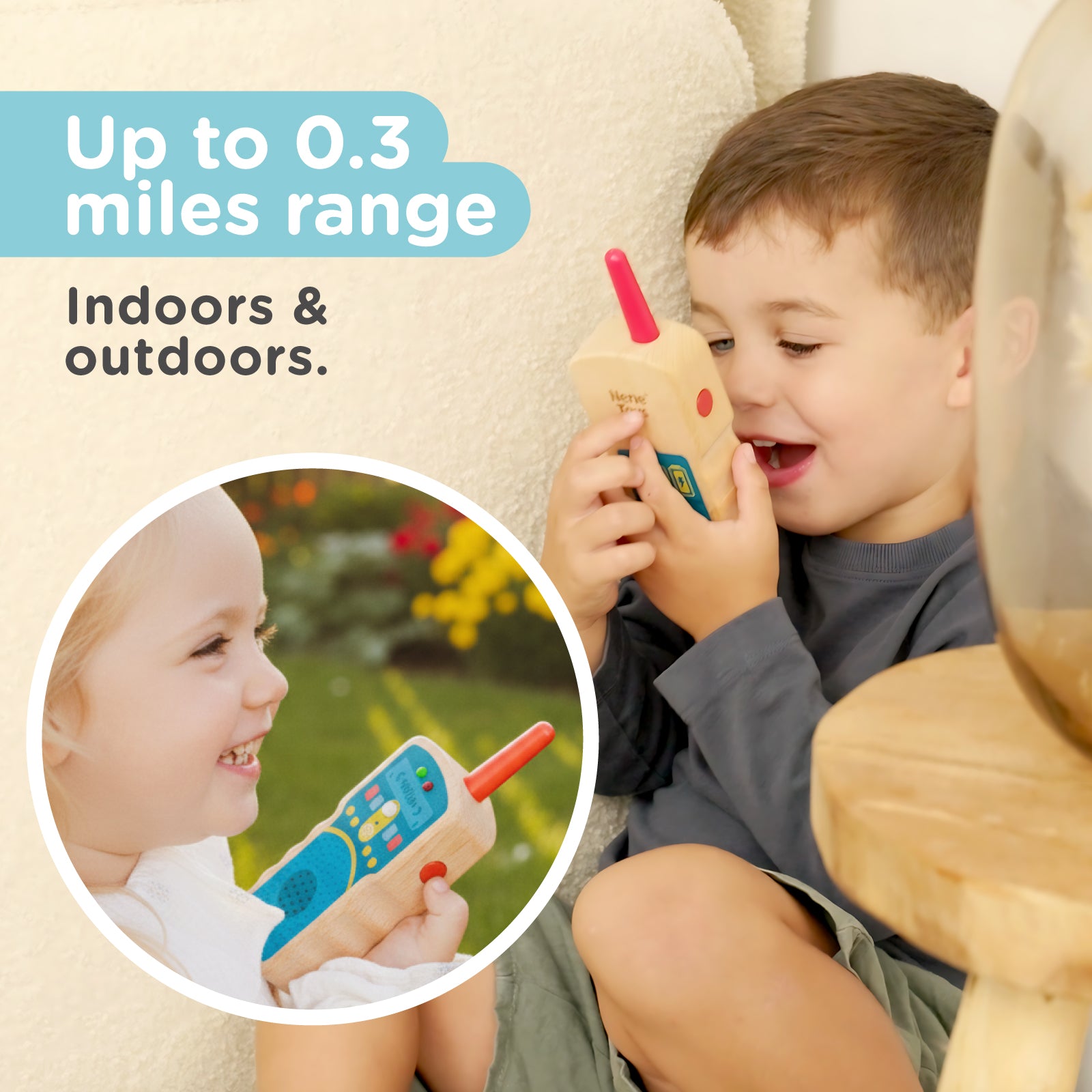 Nene Toys Vehicles & Adventure Walkie Talkies for Kids - Fully Functional walkie talkie