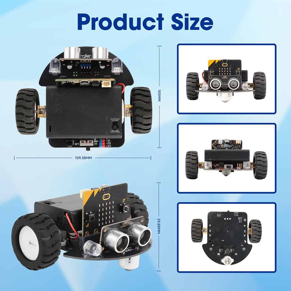 ACEBOTT Explorer Series QD024 TinkerBott Micro:bit Robot Car Kit robot programmabile