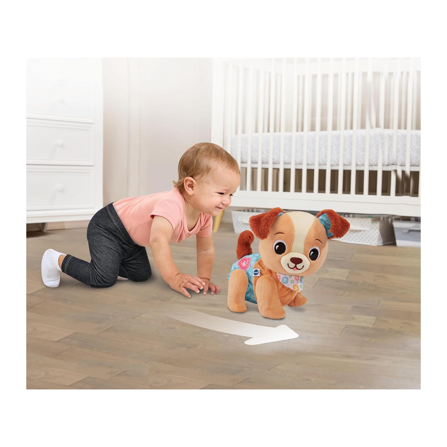 VTech Milo Scodinzolo e Cammino peluche interattivo 9-36 mesi sensoriale