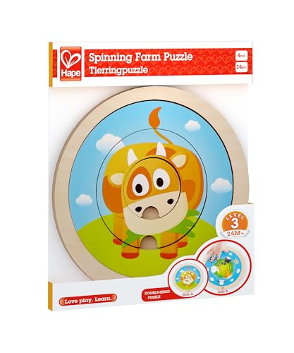 Hape Puzzle E1606 2 in 1 puzzle doppia faccia