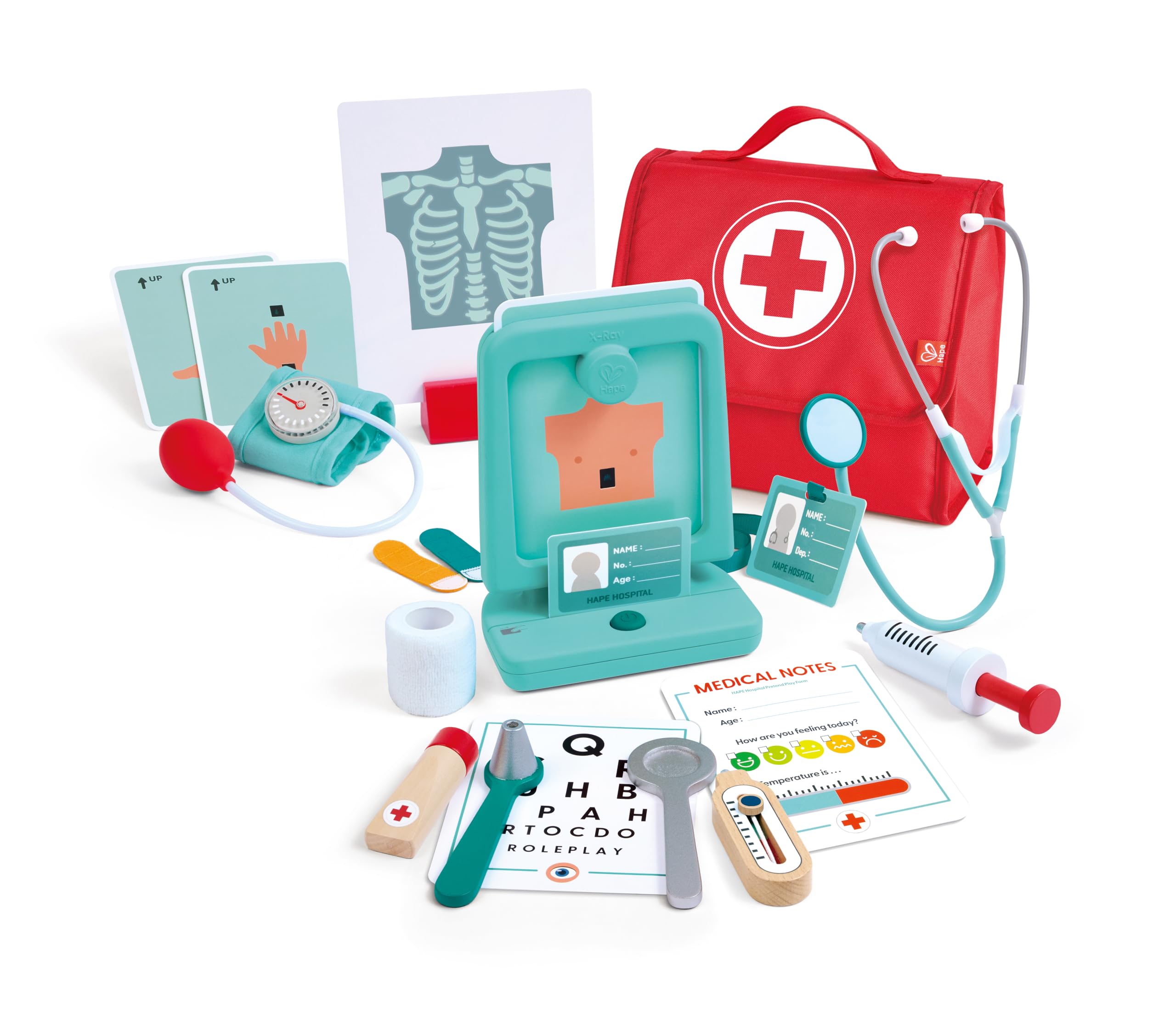 Hape Giochi di ruolo Set Medico set da dottore in legno