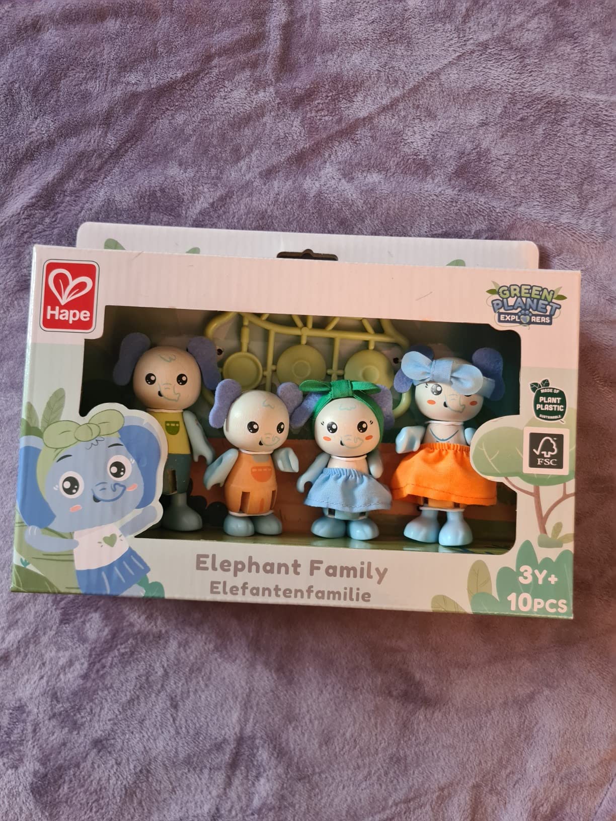 Hape Green Planet Explorers Famiglia di koala, personaggi in bambù e Green PE