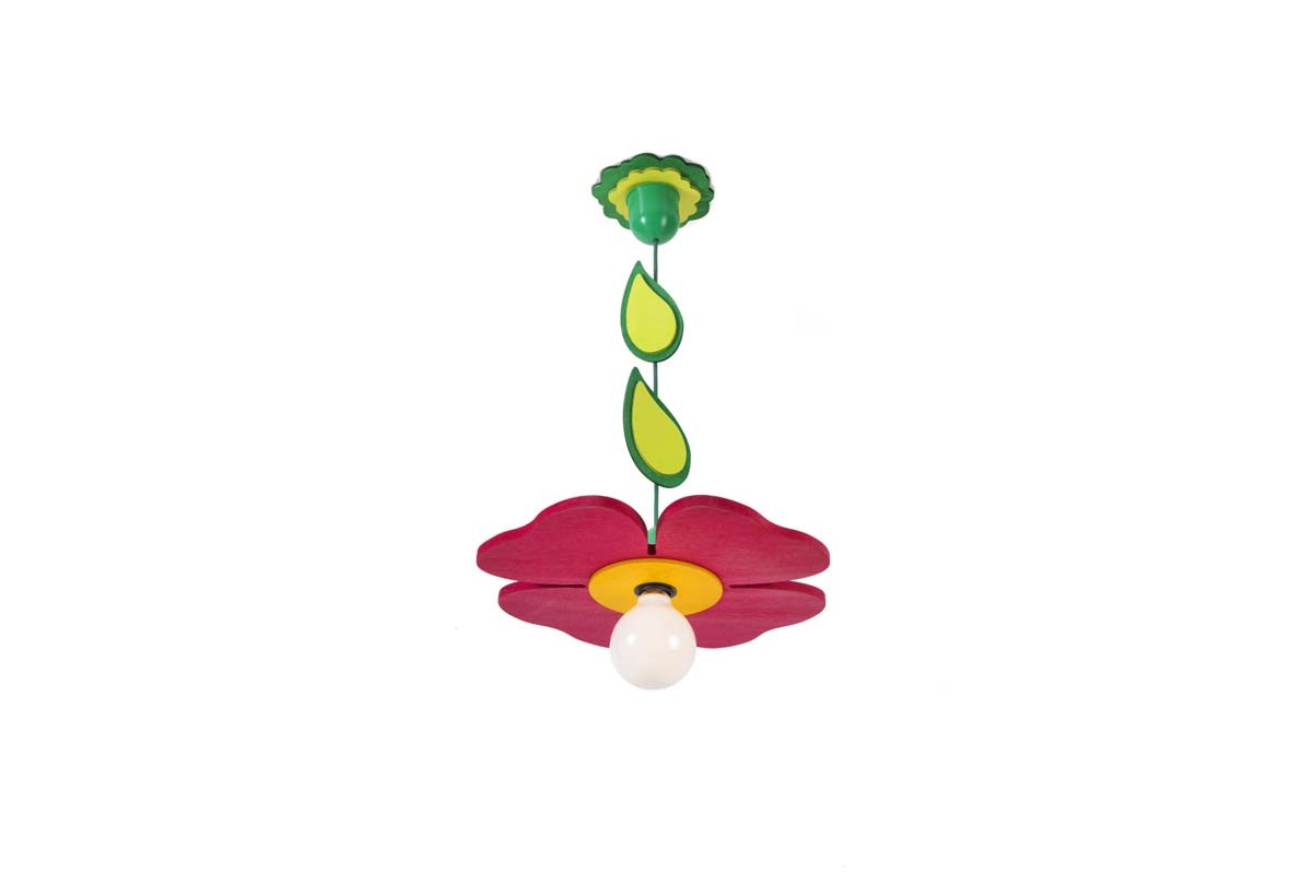 Il Pianeta delle idee Arredare Fiori Lampada a sospensione Ø 36 cm in pioppo