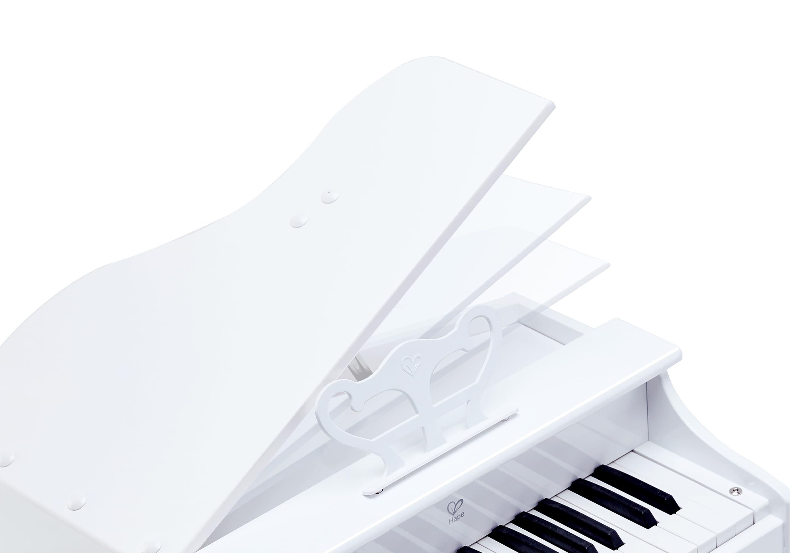Hape Giochi musicali Pianoforte Elettronico Bianco Deluxe 30 tasti