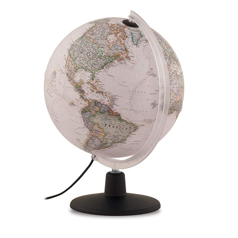 National Geographic Kit scientifici e di scoperta NATGEO Executive mappamondo 30 cm luminoso