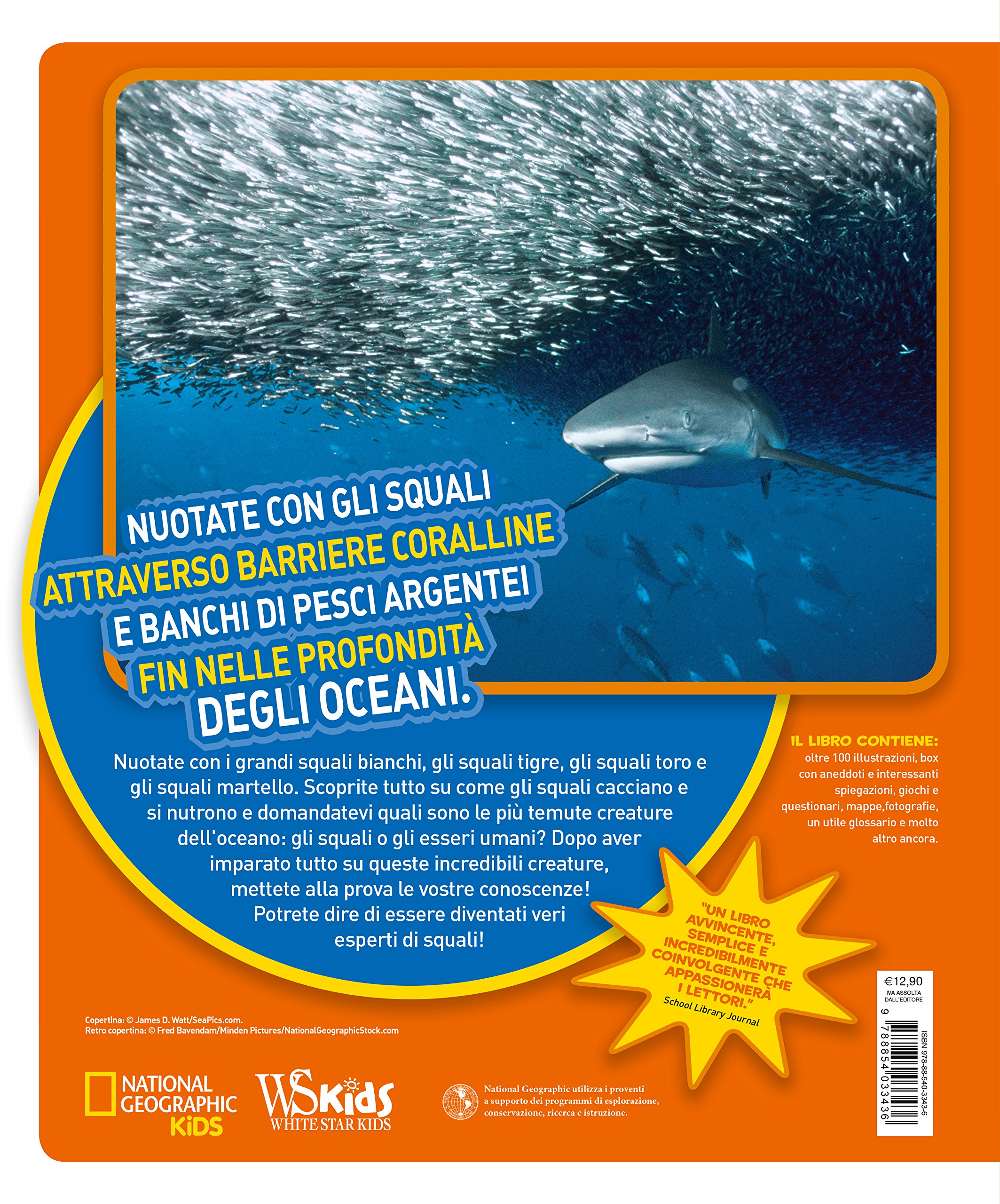 National Geographic Kids – Libri Tutto sugli squali libro a colori