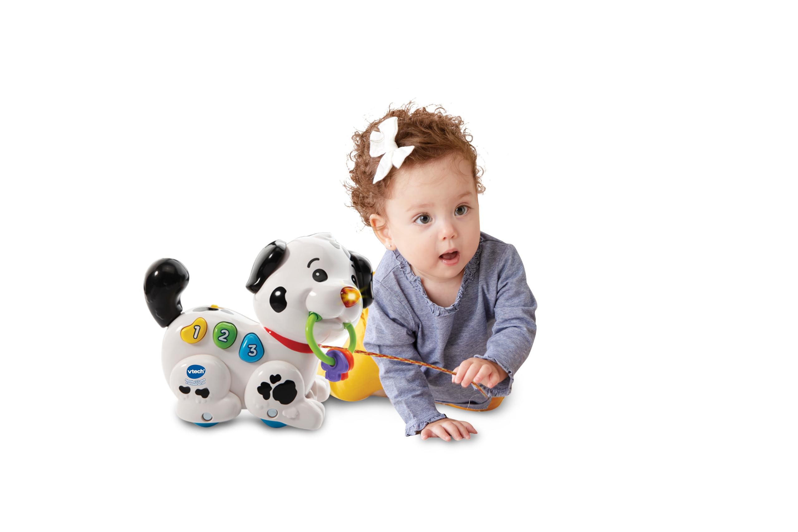 VTech Giocattoli 1-3 anni Macchia Canta e Cammina con Me cagnolino interattivo