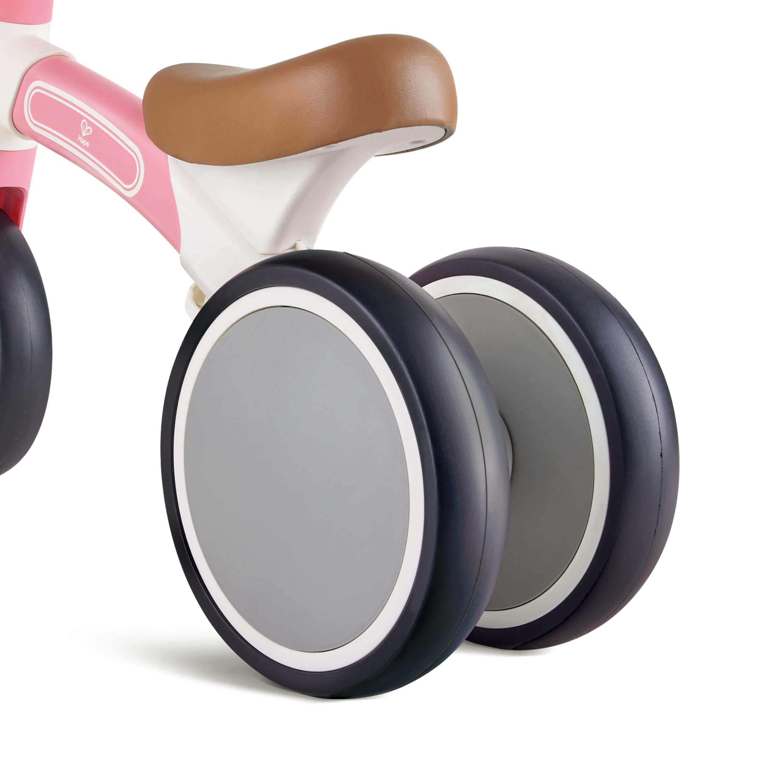 Hape Primi passi e bici triciclo rosa senza pedali 3 ruote leggero