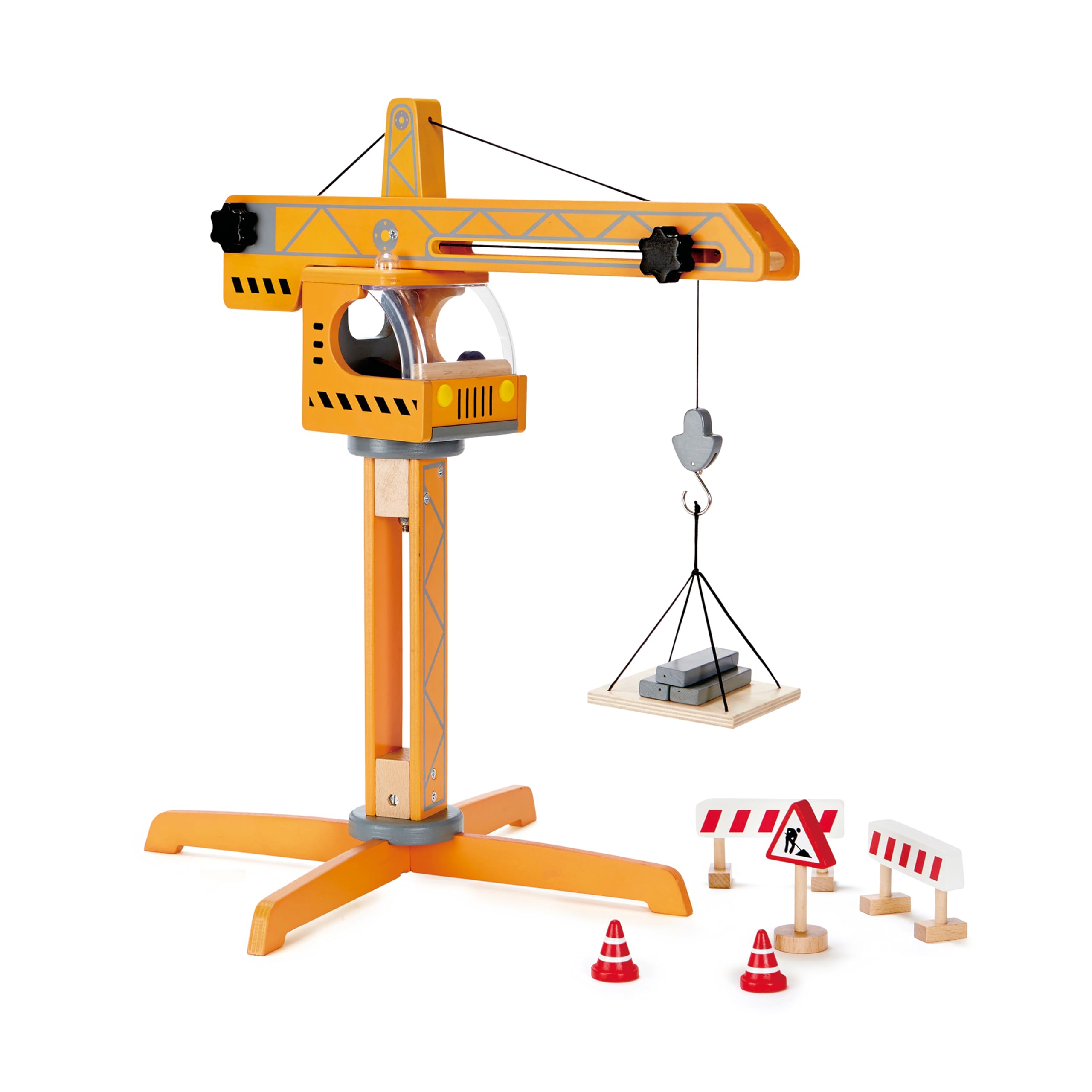 Hape Montare e costruire Set Gru – Costruisci il Tuo Cantiere