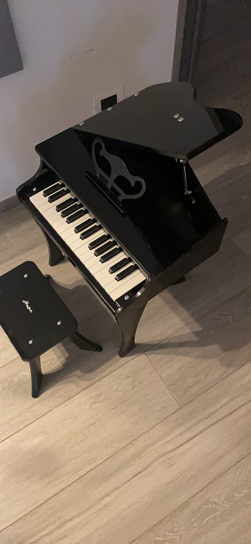 Hape Giochi musicali E0320 Pianoforte a Coda Nero