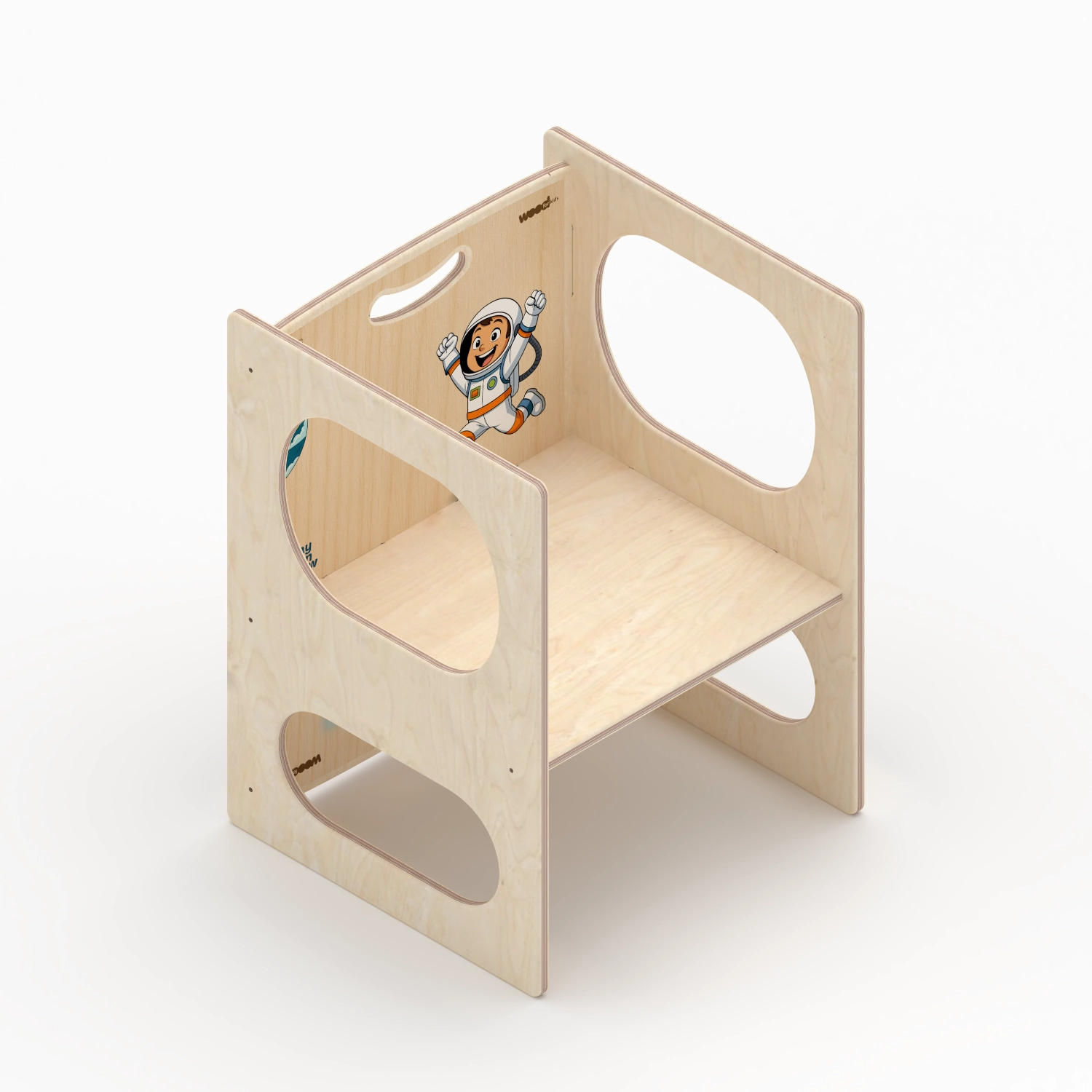 Il Pianeta delle idee Wood for Kids Montessori Poltrona della crescita Montessori