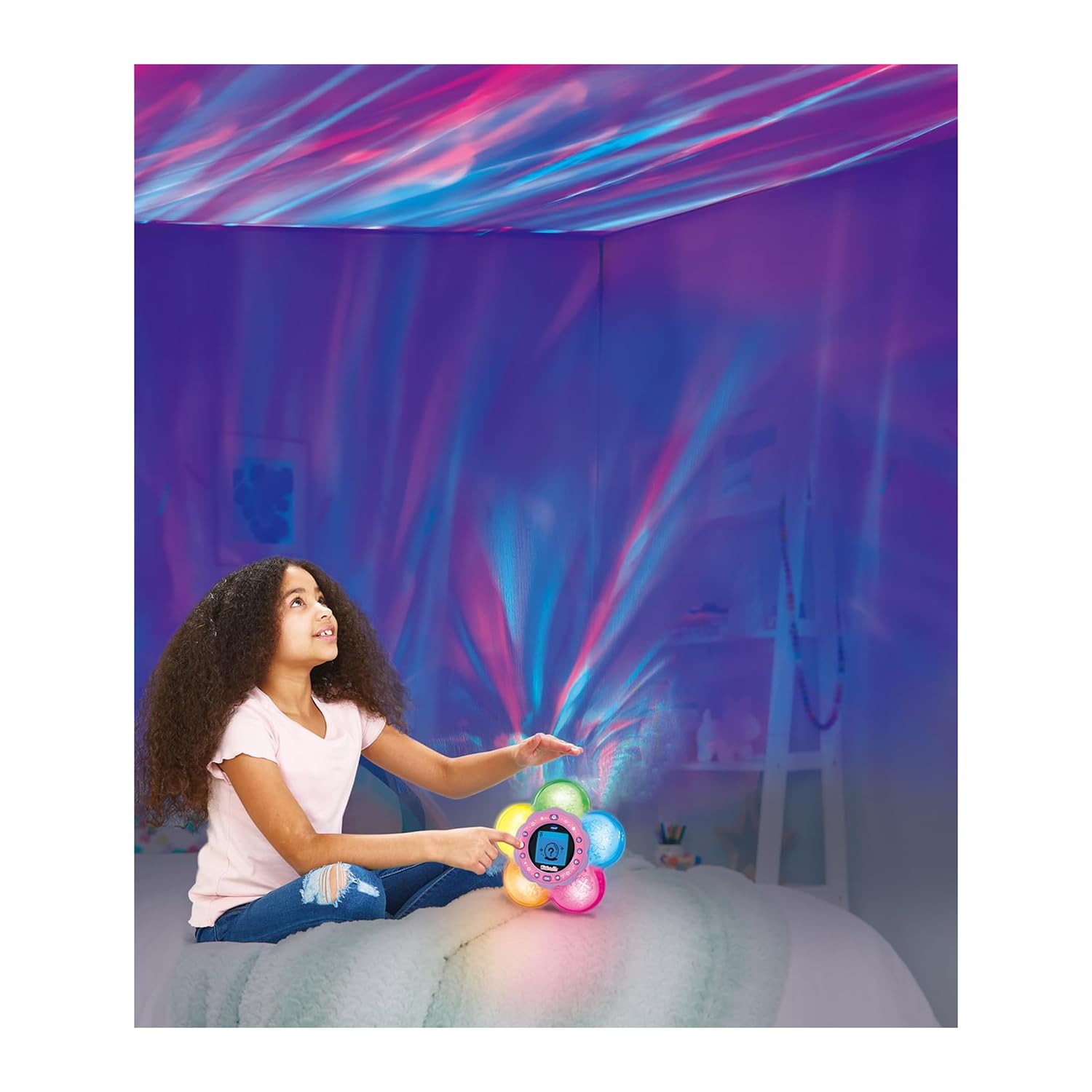 VTech KidiMagic Galaxy Light radiosveglia 9 in 1 con proiezione aurora boreale