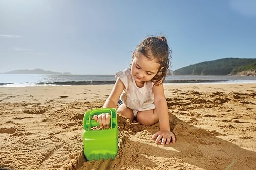 Hape Giochi da spiaggia Scavatrice Manuale verde per sabbia