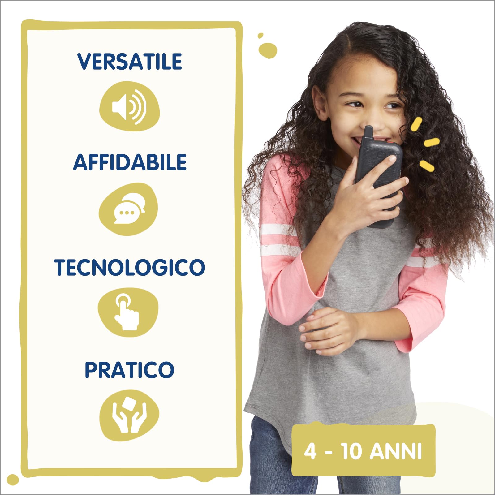 VTech Kidi Talkie Walkie Talkie 6 in 1 per bambini 4-10 anni