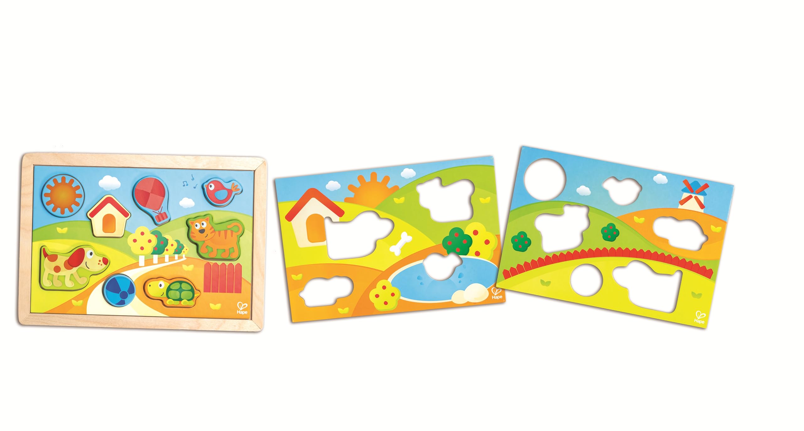 Hape Puzzle Pepe und Friends Sonnental puzzle dai 12 mesi