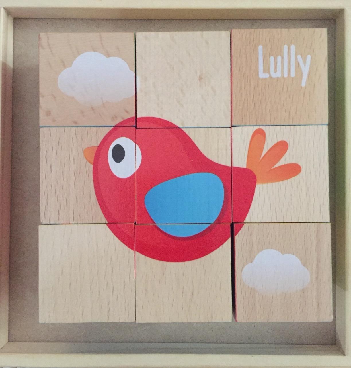 Hape Puzzle E0452 Pepe und Friends puzzle a blocchi legno 9 pezzi
