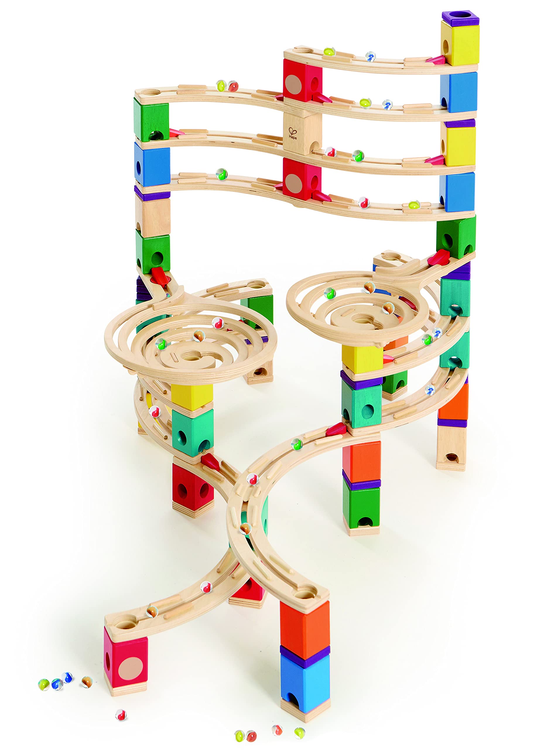Hape Quadrilla Ciclone pista per biglie in legno 198 pezzi