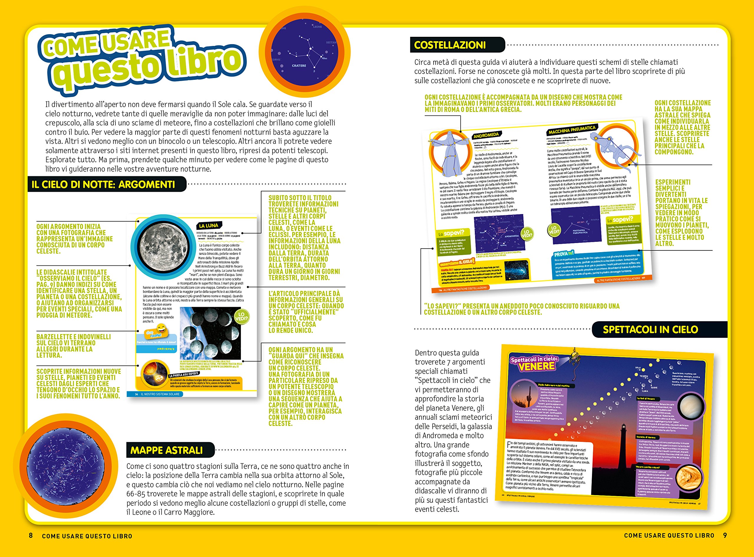 National Geographic National Geographic Kids – Libri Cielo di notte. Cerca l'avventura! Divertiti! Ediz. a colori libro