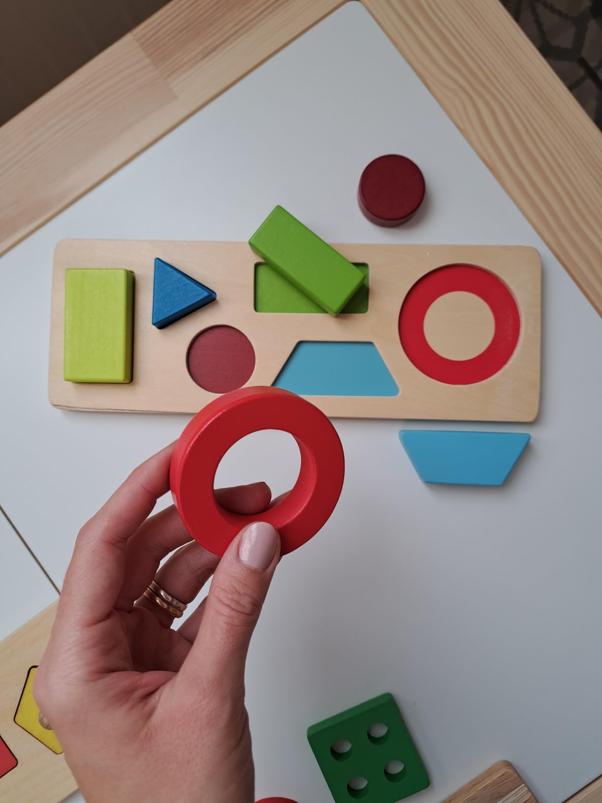 Hape Puzzle E1615 puzzle a due livelli
