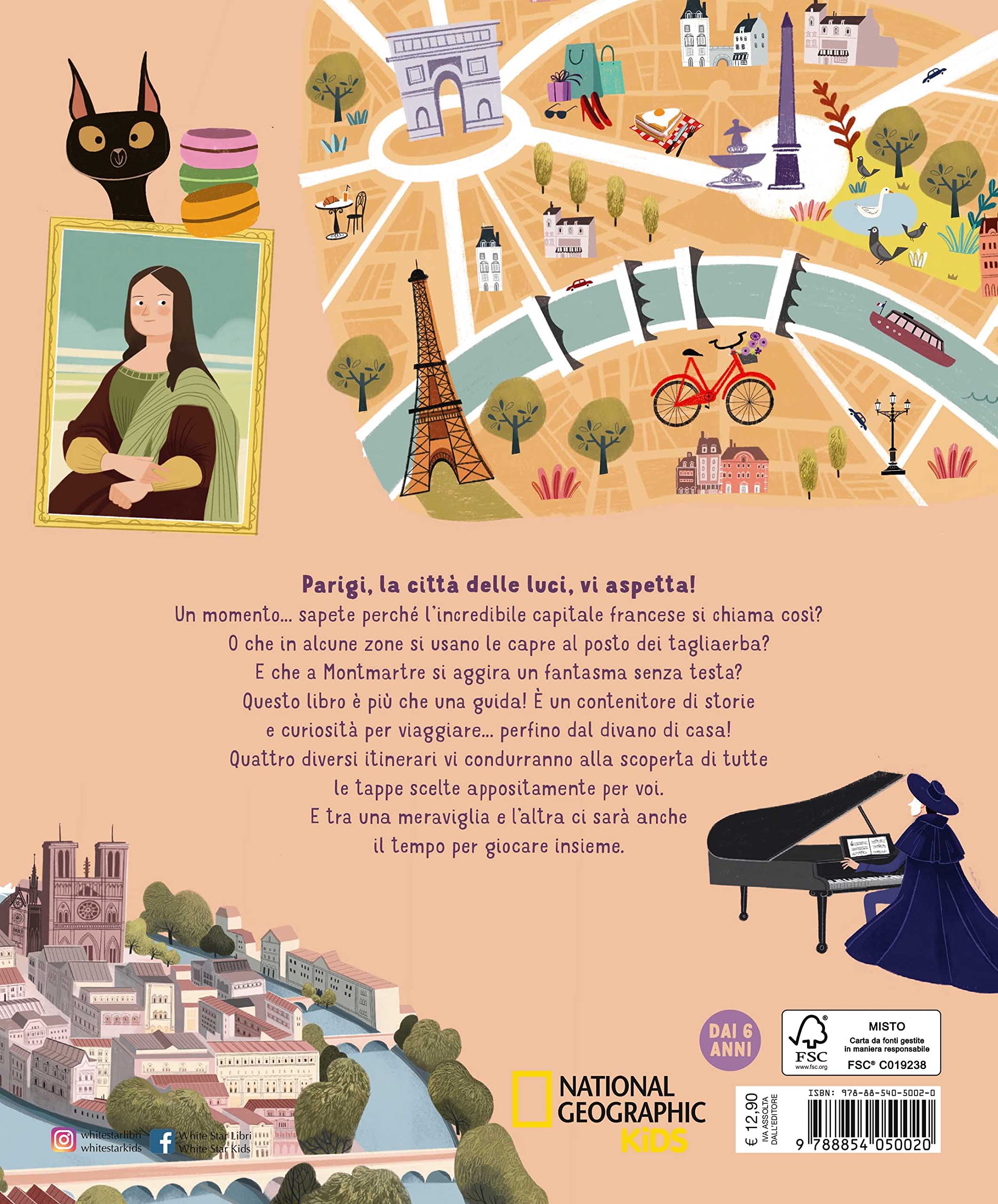 National Geographic National Geographic Kids – Libri LibroViaggio Alla scoperta di Parigi libro per bambini