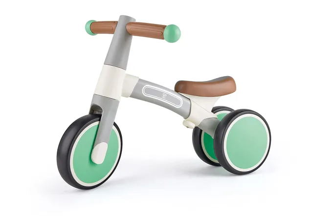 Hape Primi passi e bici triciclo verde senza pedali 3 ruote leggero