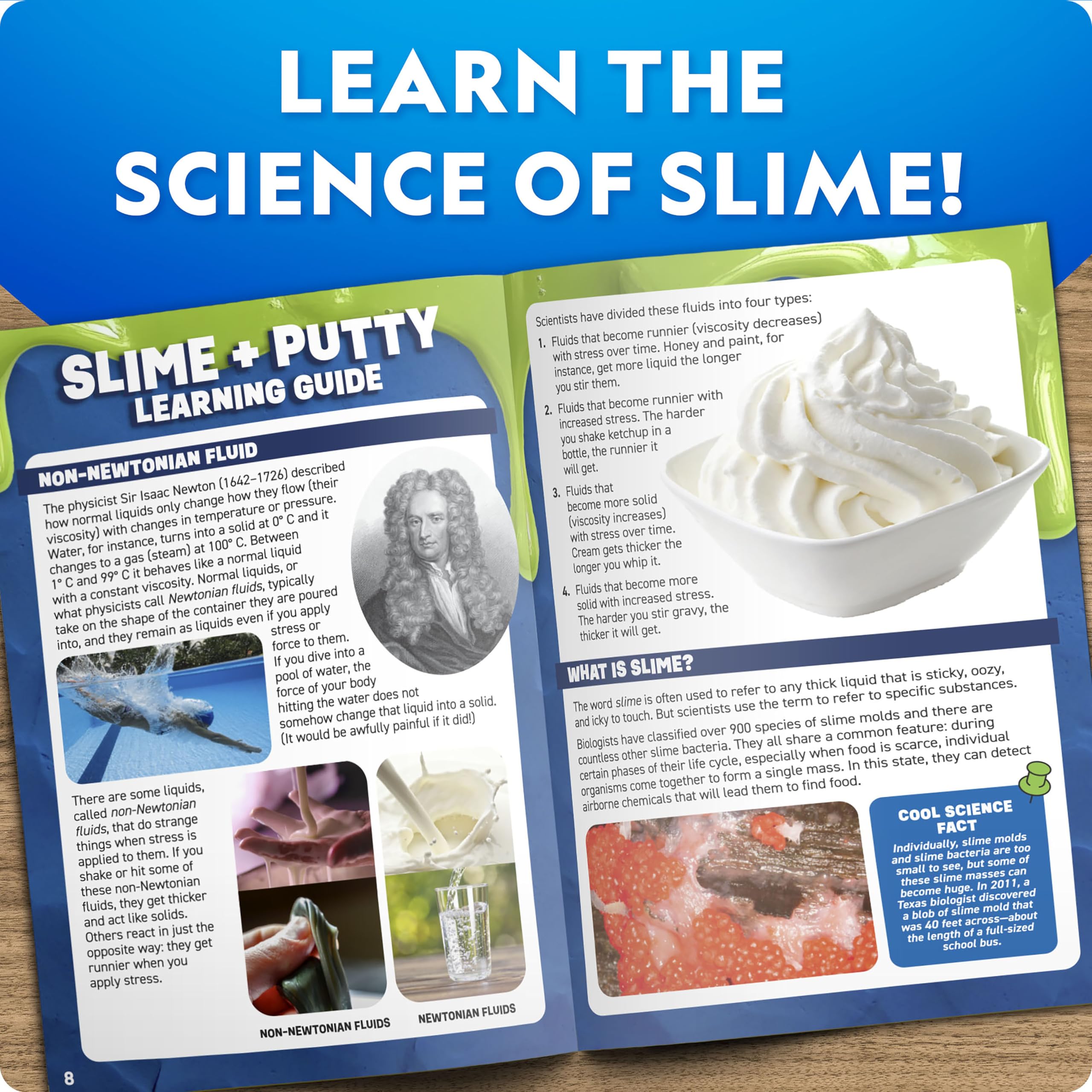National Geographic Mega Slime Kit & Putty Lab kit slime 8 tipi STEM