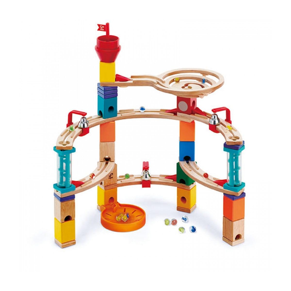 Hape Quadrilla Fuga dal Castello pista per biglie 52 pezzi