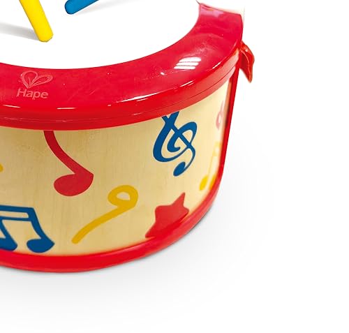 Hape Giochi musicali Tamburo Suona con le Luci dai 12 mesi