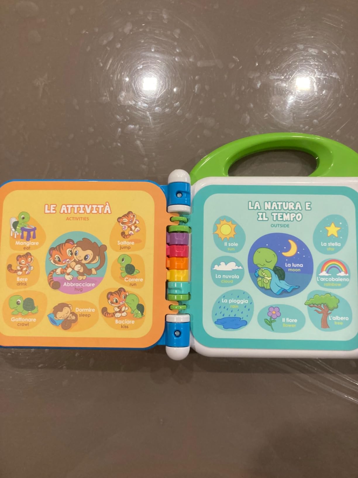 VTech Giocattoli 1-3 anni Il Mio Primo Libro Illustrato 100 Parole libro bilingue