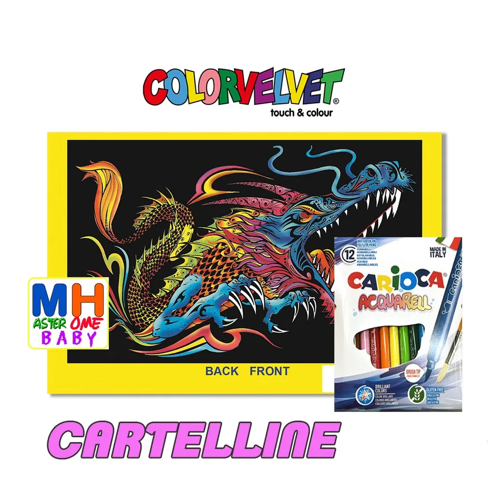 Colorvelvet CARTELLINE cartelline da colorare